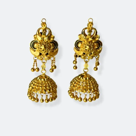 22K Covering Gold  Jhumka Earrings