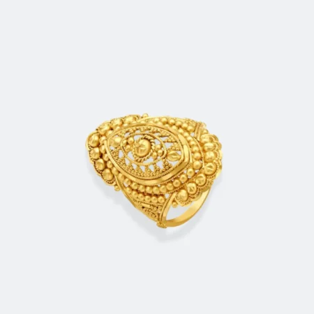 22 Carat Covering Gold Antique Design Ring