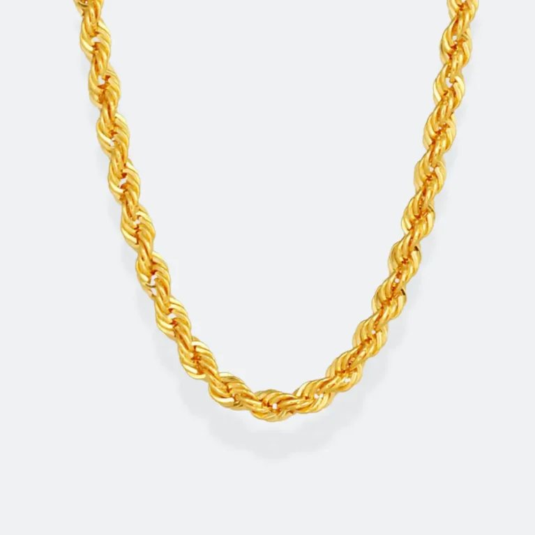 22 Carat Covering Gold Rope Chain