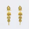 22 Carat Covering Gold Three-Layer Jhumka